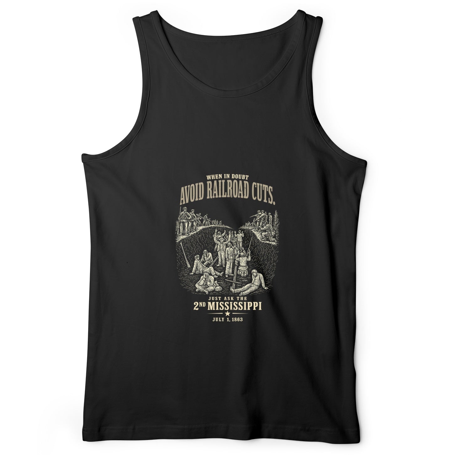 Avoid Railroad Cuts Tank Top