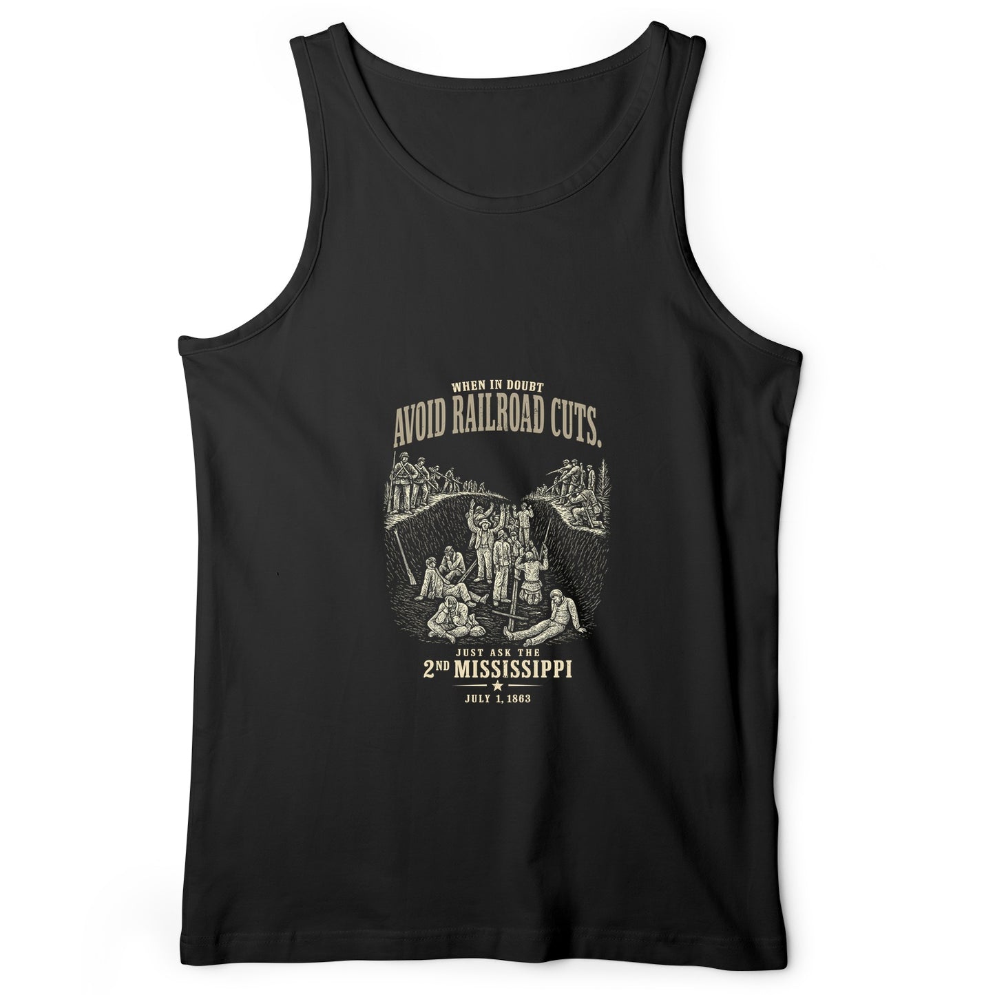 Avoid Railroad Cuts Tank Top