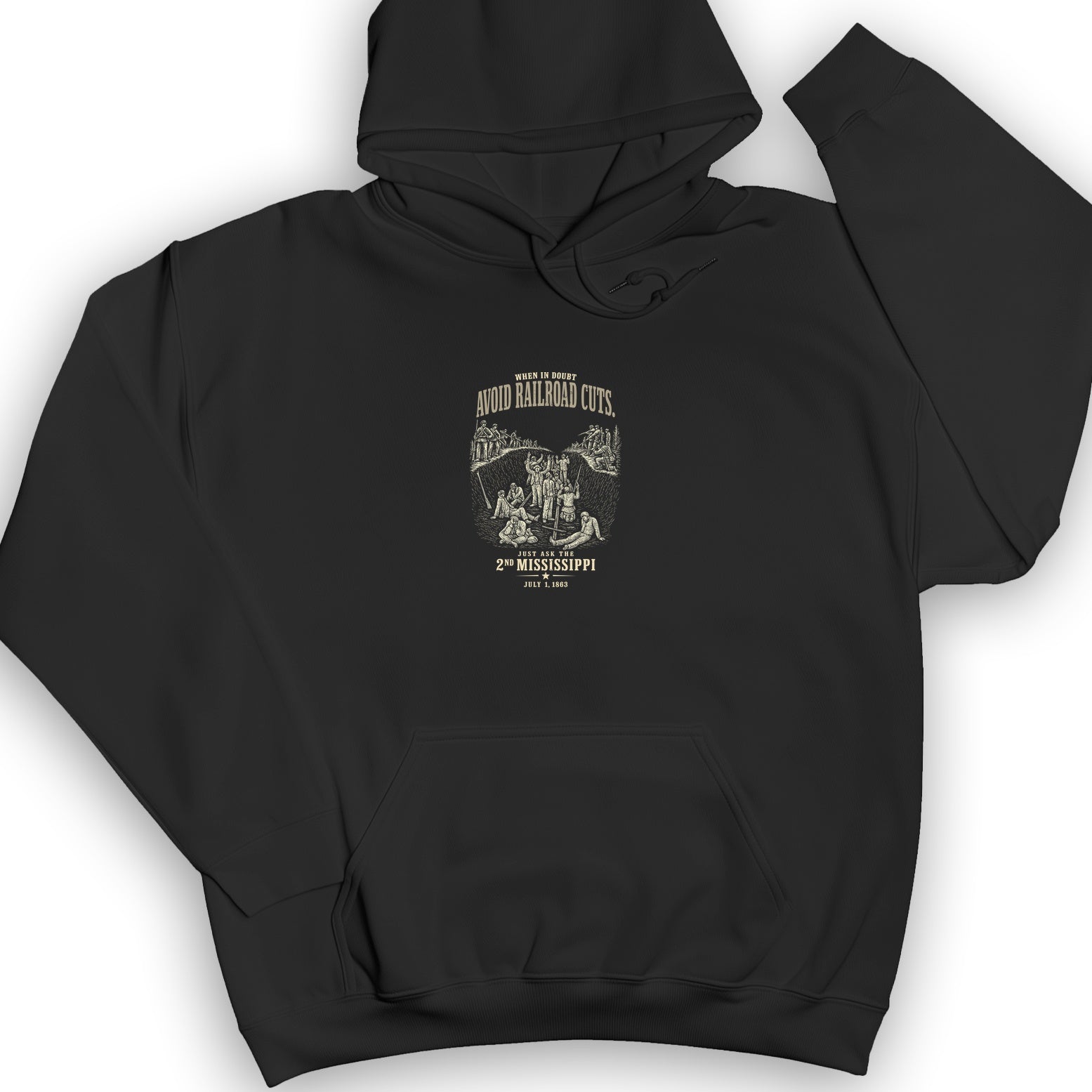 Avoid Railroad Cuts Hoodie