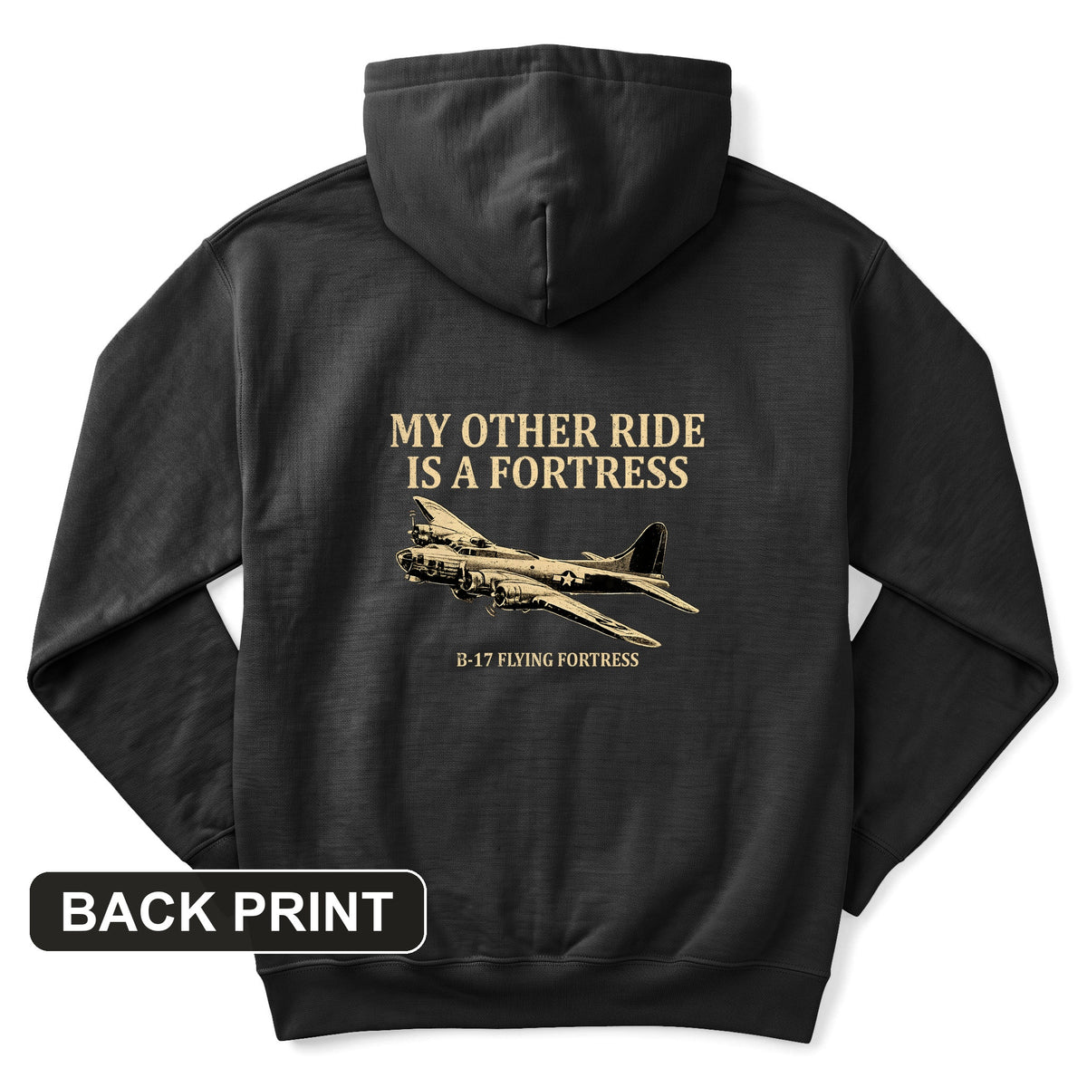 B-17 Back Print Hoodie