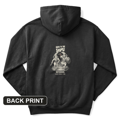 Back To The Ships Back Print Hoodie