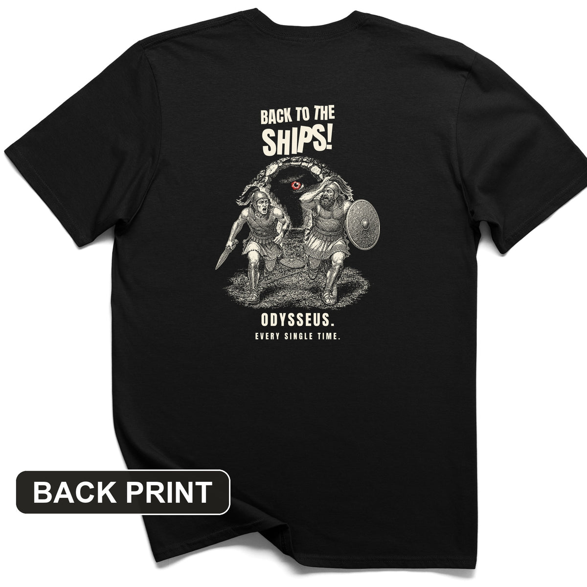 Back To The Ships Back Print T-Shirt