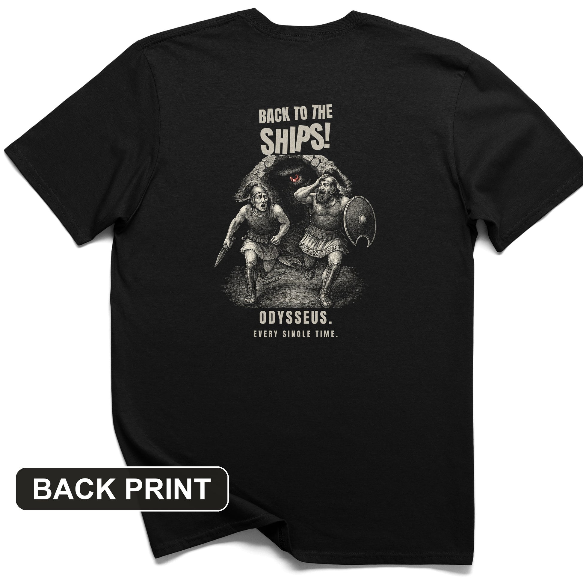 Back To The Ships Back Print T-Shirt
