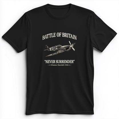Battle of Britain Never Surrender Premium Tee