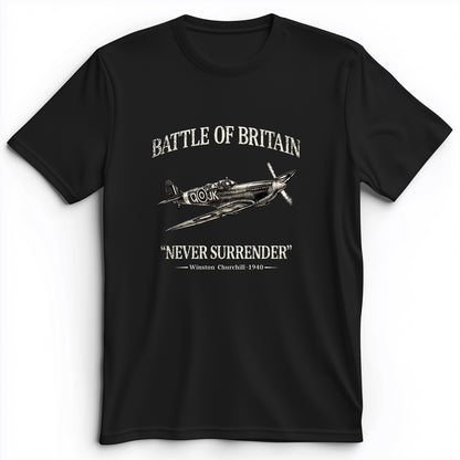Battle of Britain Never Surrender Premium Tee