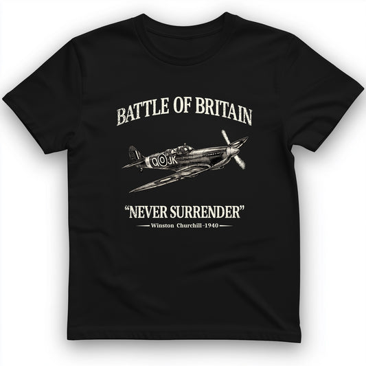Battle of Britain Never Surrender T-Shirt