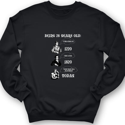 Being 28 Today Crewneck