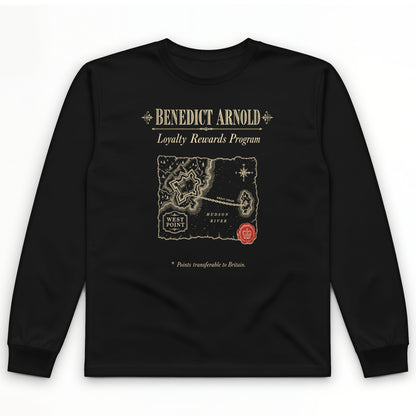 Benedict Arnold Loyalty Rewards Program Long Sleeve T-Shirt