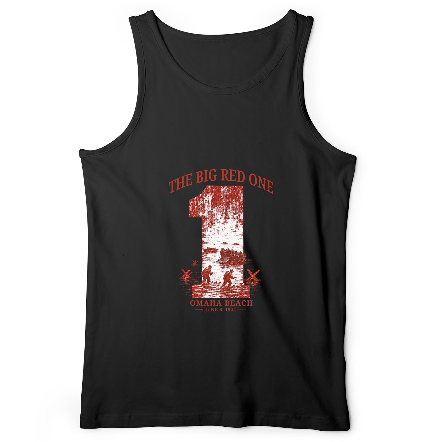 Big Red One Tank Top