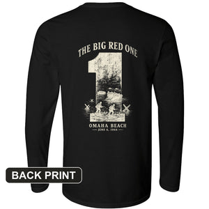 Big Red One Back Print Long Sleeve T-Shirt