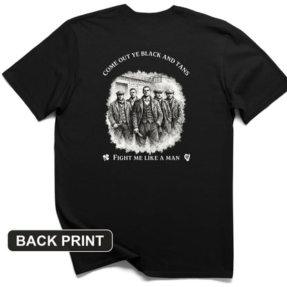 Black and Tans Back Print T-Shirt