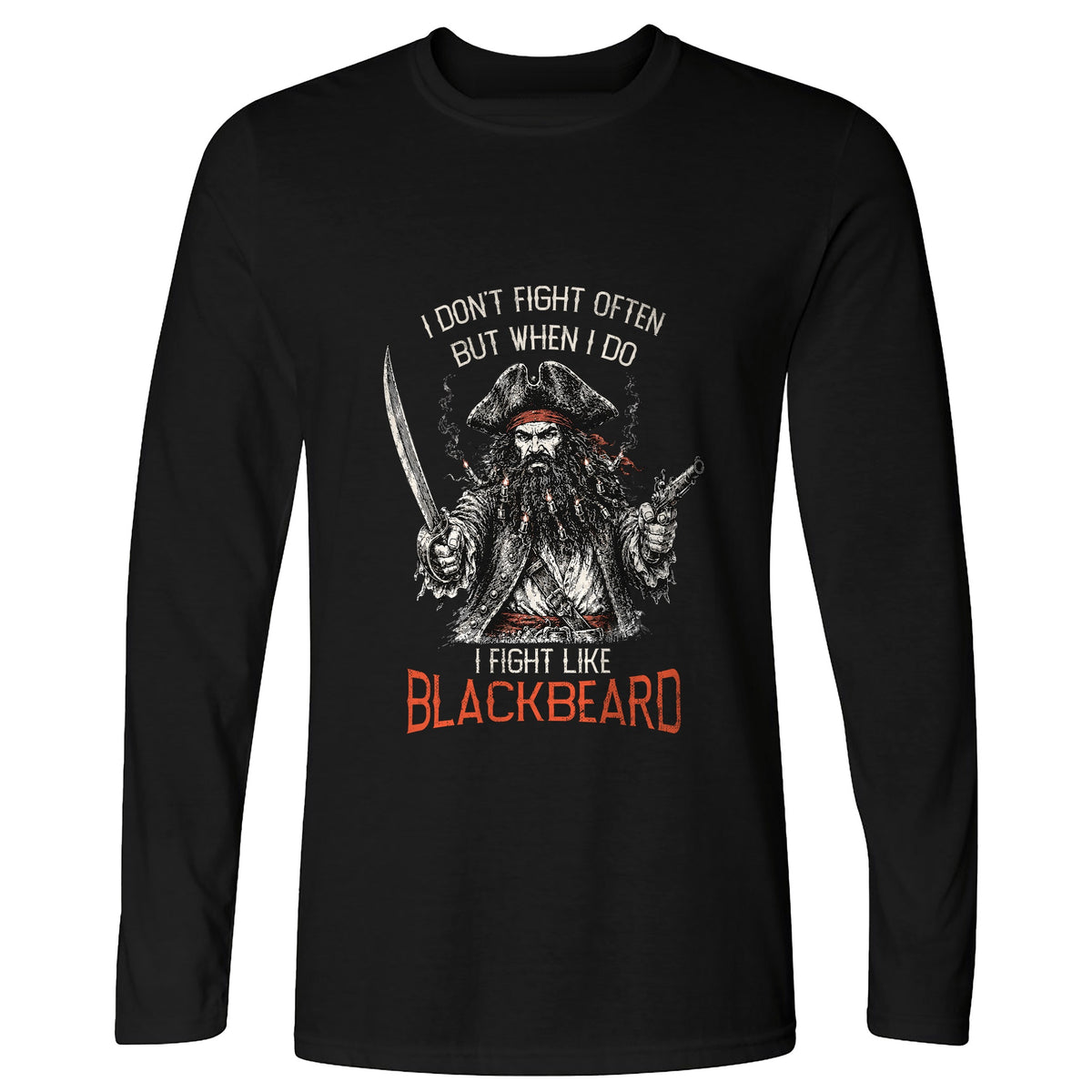 Blackbeard Long Sleeve T-Shirt