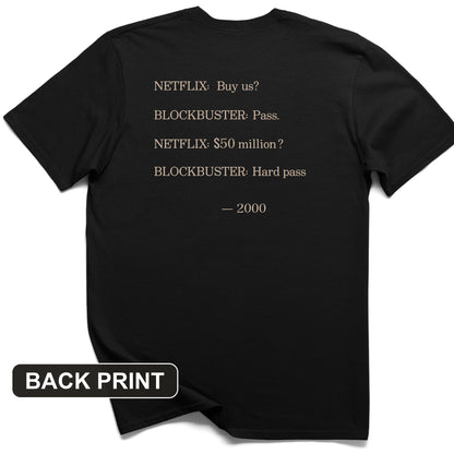 Blockbuster Back Print T-Shirt