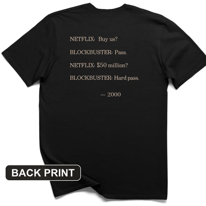 Blockbuster Back Print T-Shirt