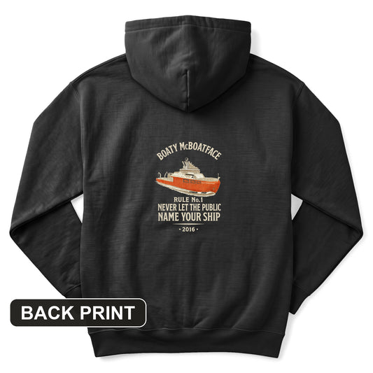 Boaty McBoatface Back Print Hoodie
