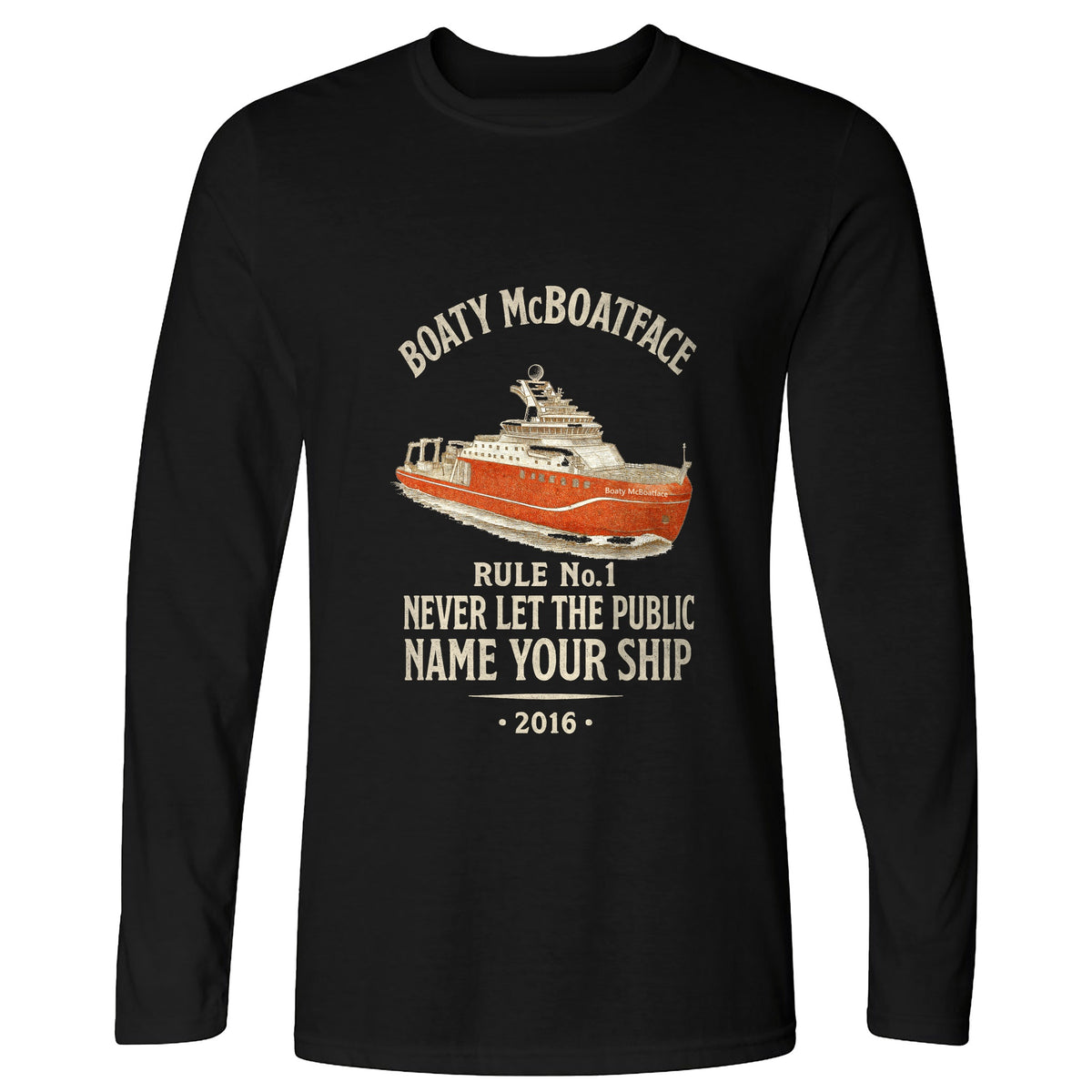 Boaty McBoatface Long Sleeve T-Shirt