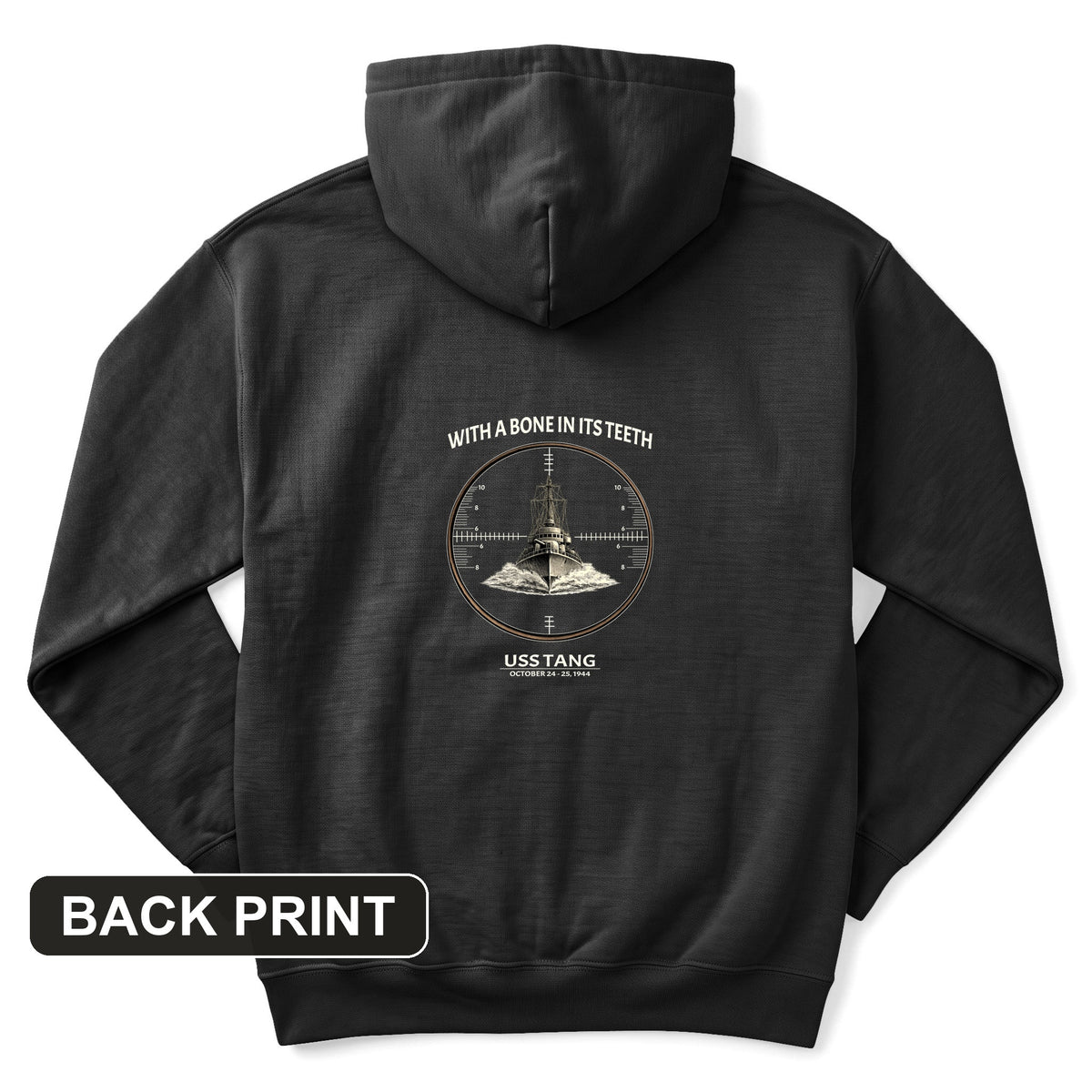 Bone in its Teeth Back Print Hoodie