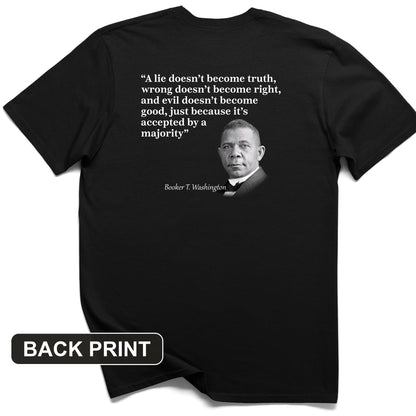Booker T Washington Back Print T-Shirt
