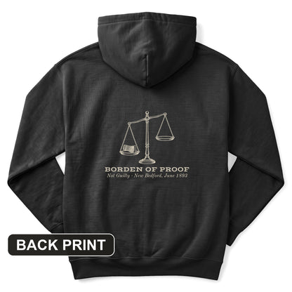 Borden Of Proof Back Print Hoodie