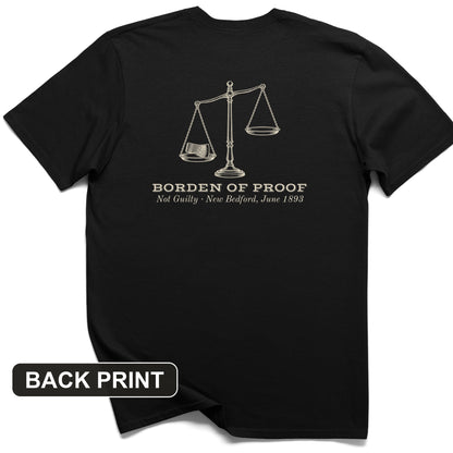 Borden Of Proof Back Print T-Shirt