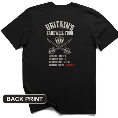 Britain's Farewell Tour Back Print T-Shirt