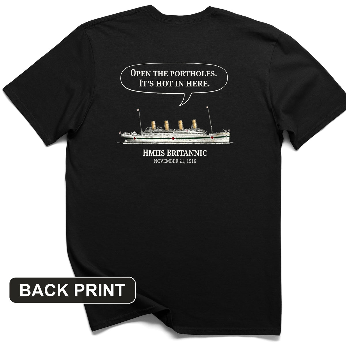 Britannic Back Print T-Shirt