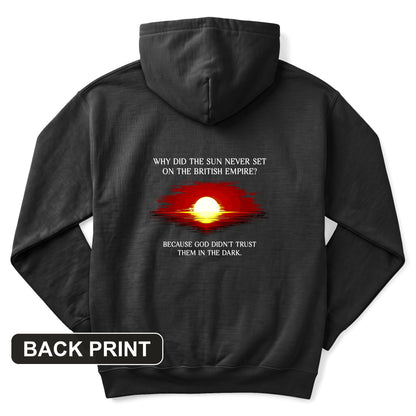 British Empire Back Print Hoodie