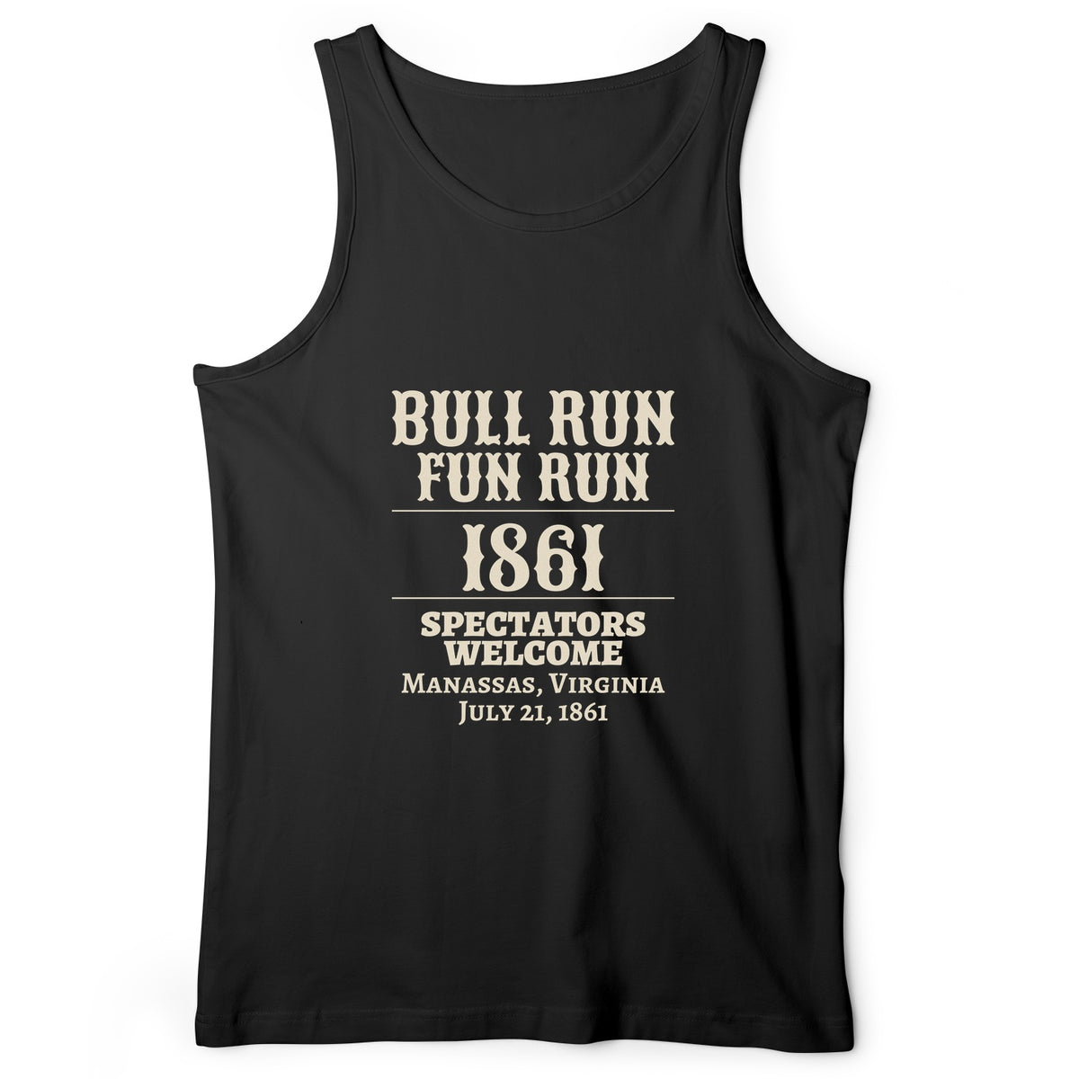 Bull Run Fun Run 1861 Tank Top