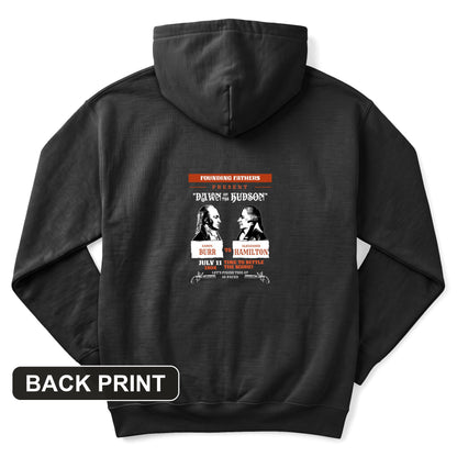 Burr vs Hamilton Back Print Hoodie