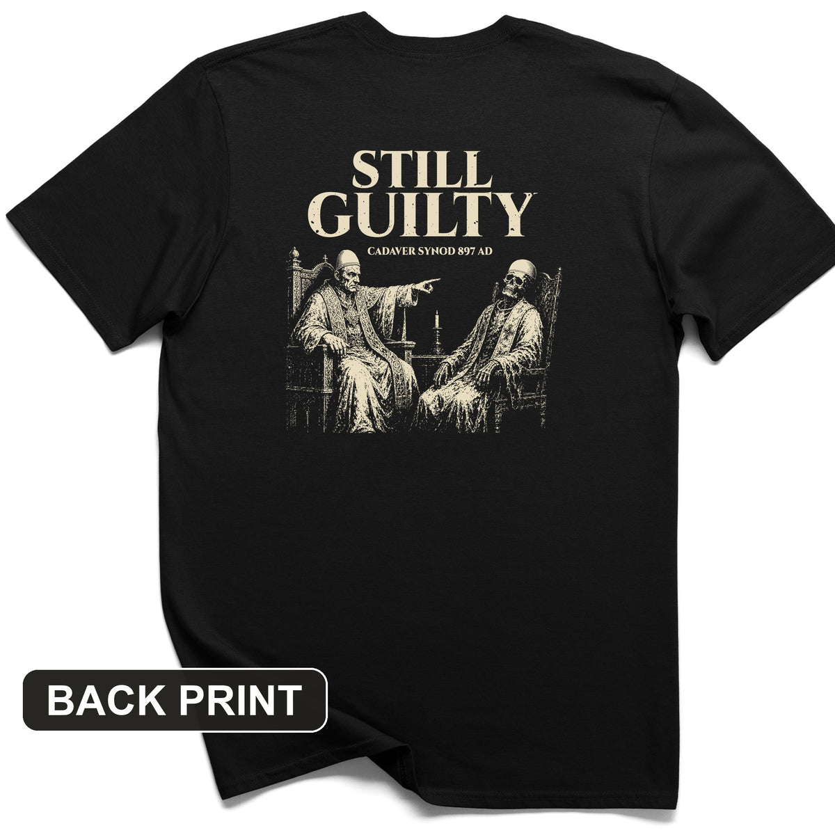 Cadaver Synod Back Print T-Shirt