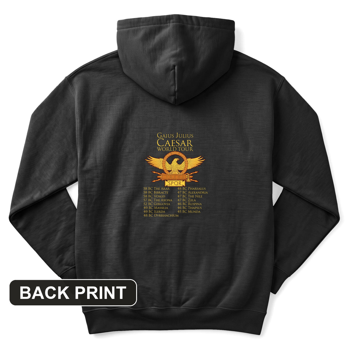 Caesar World Tour Back Print Hoodie