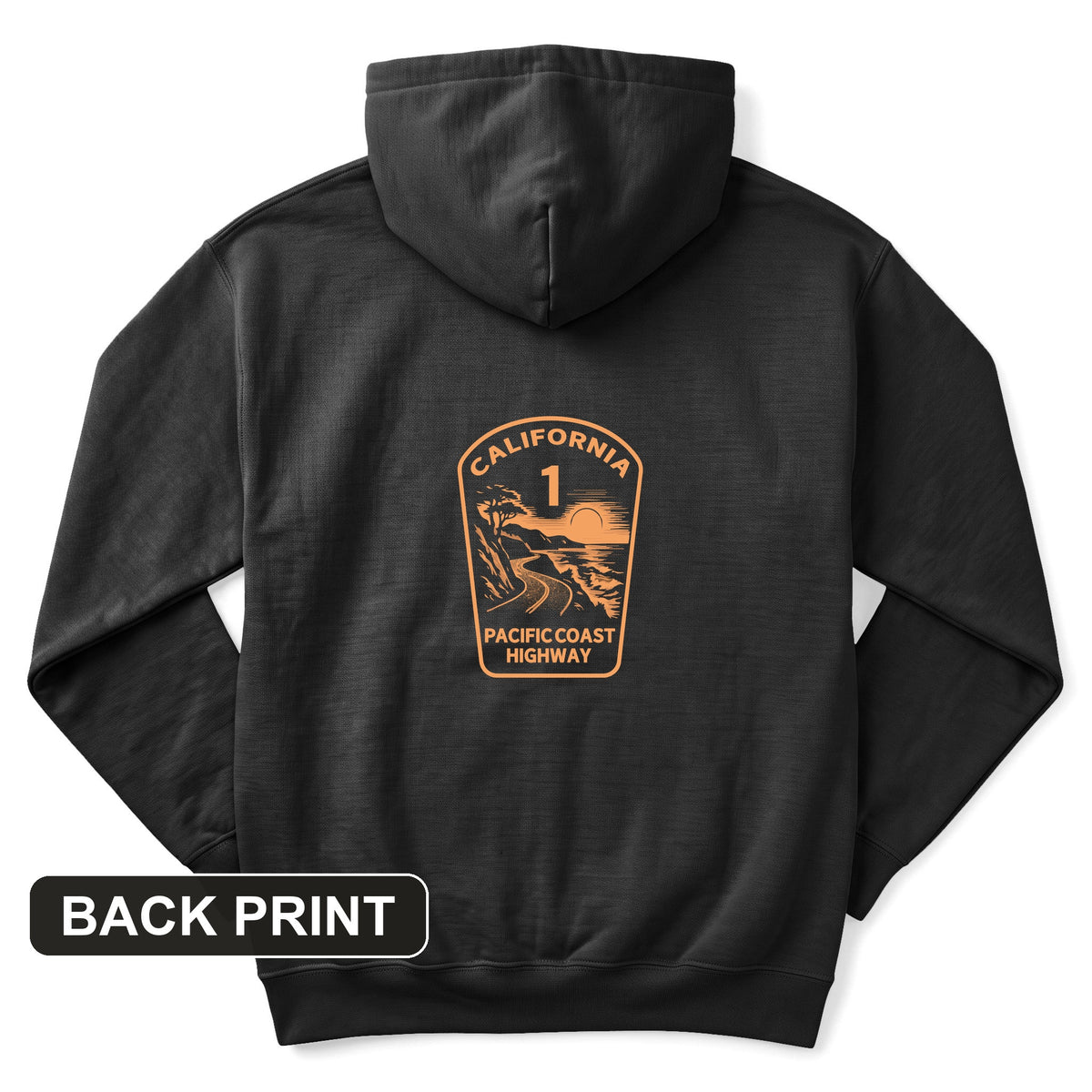 California Back Print Hoodie