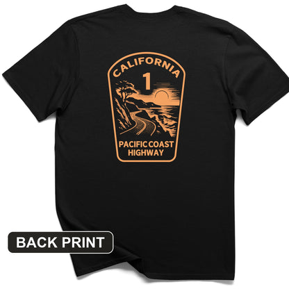 California Back Print T-Shirt