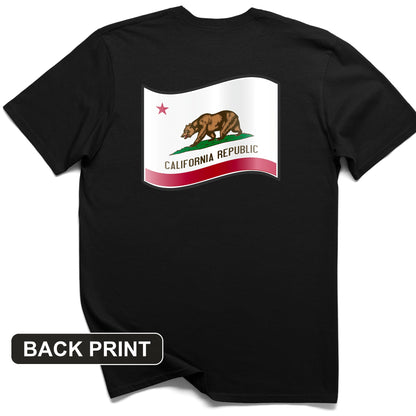 California Republic Back Print T-Shirt