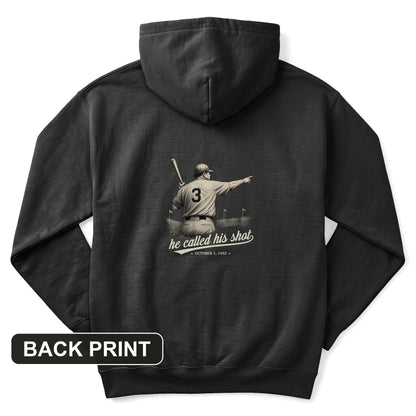 Called His Shot Back Print Hoodie