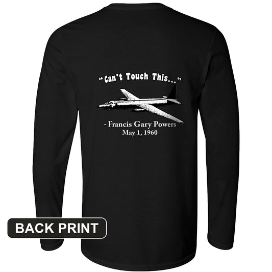 Can't Touch This Back Print Long Sleeve T-Shirt