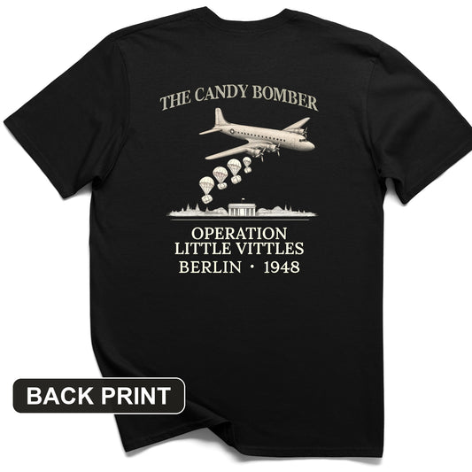 Candy Bomber Back Print T-Shirt