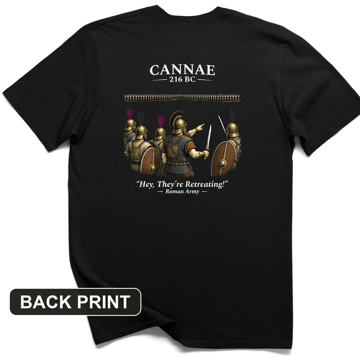 Cannae Back Print T-Shirt