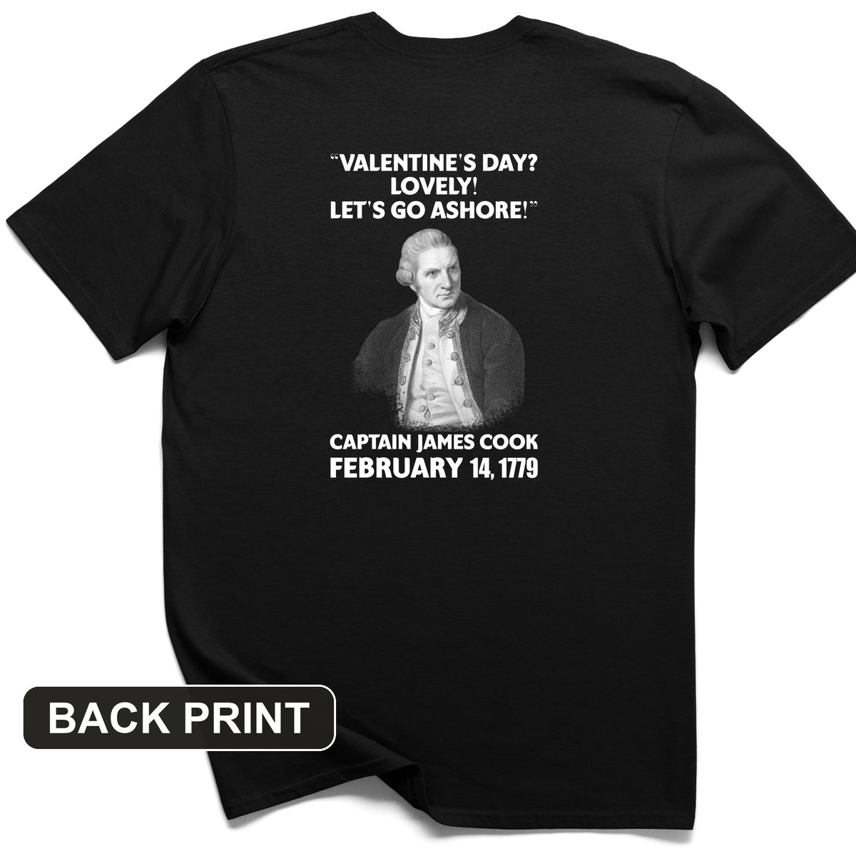 Captain Cook Back Print T-Shirt