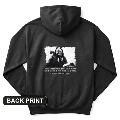 Carry Nation Back Print Hoodie