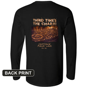 Carthage Back Print Long Sleeve T-Shirt