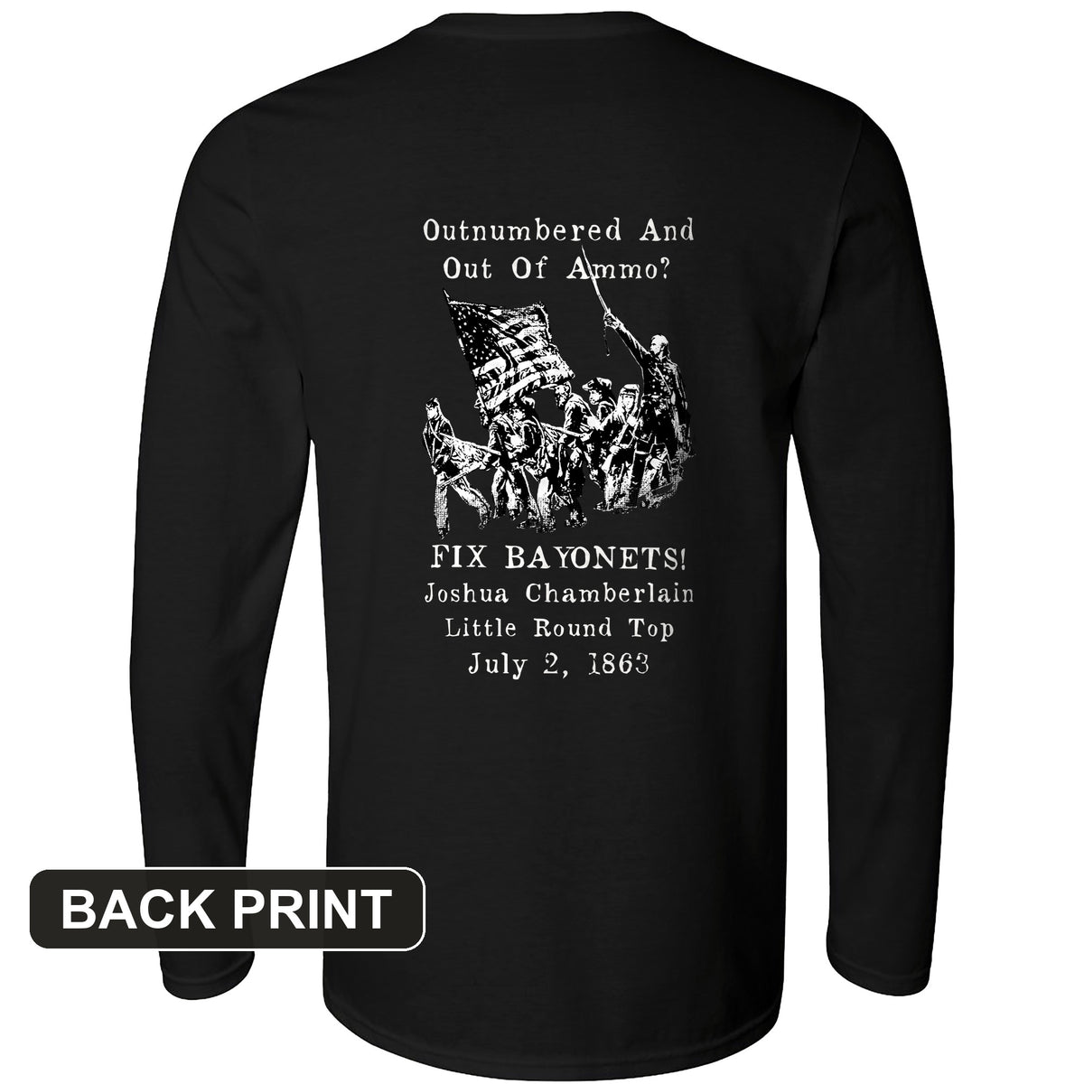 Chamberlain Back Print Long Sleeve T-Shirt