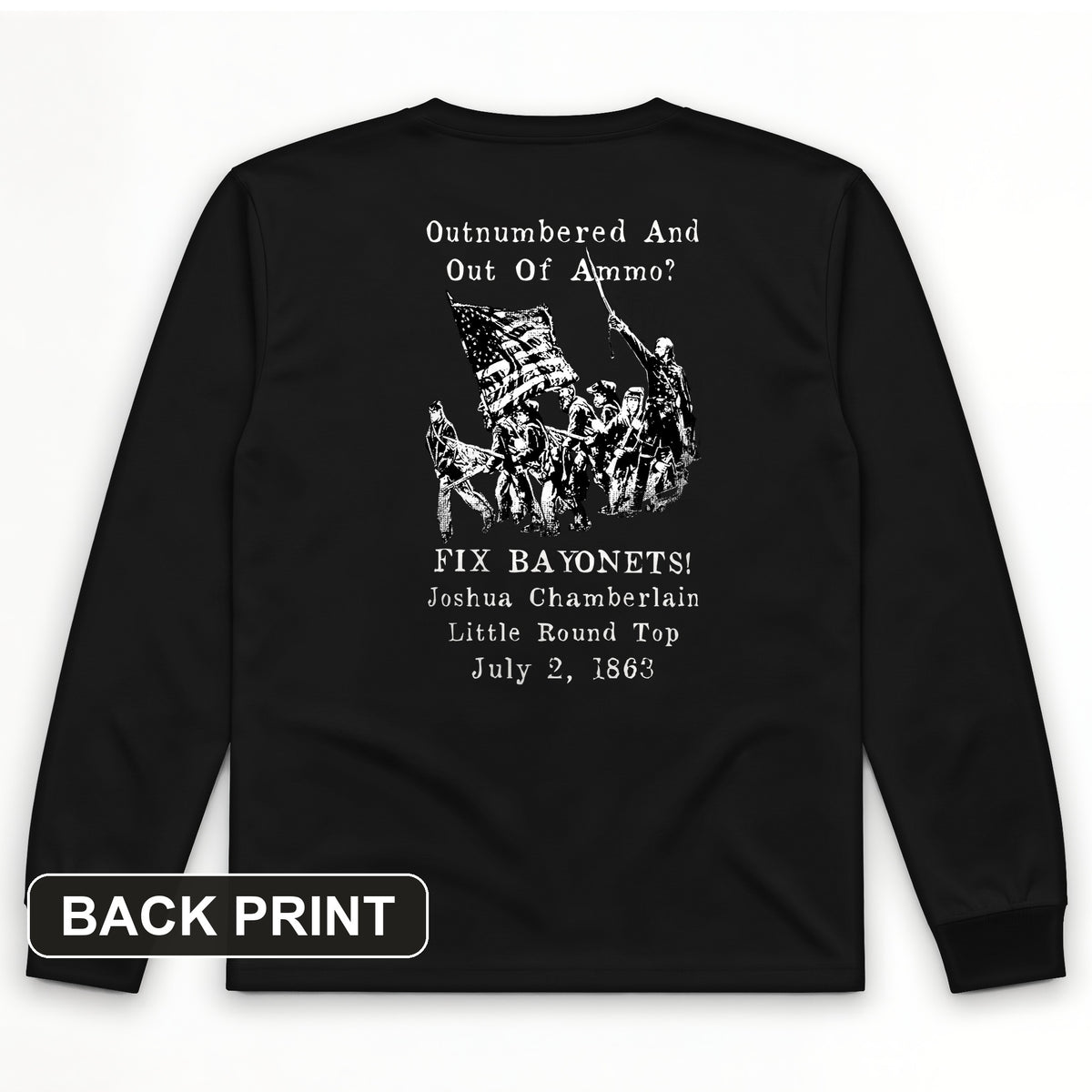 Chamberlain Back Print Long Sleeve T-Shirt