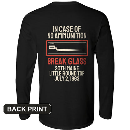 Chamberlain Break Glass Little Round Top Back Print Long Sleeve T-Shirt