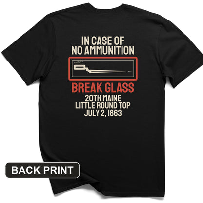 Chamberlain Break Glass Little Round Top Back Print T-Shirt