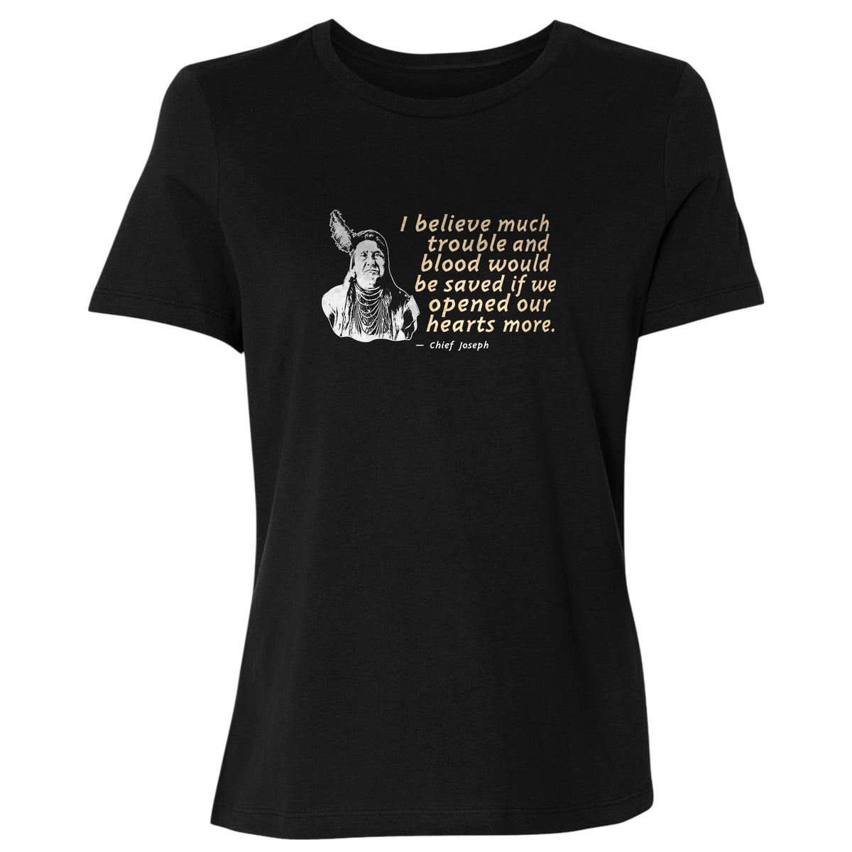 Chief Joseph Open Hearts Women's T-Shirt