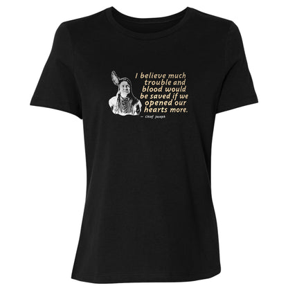 Chief Joseph Open Hearts Women's T-Shirt