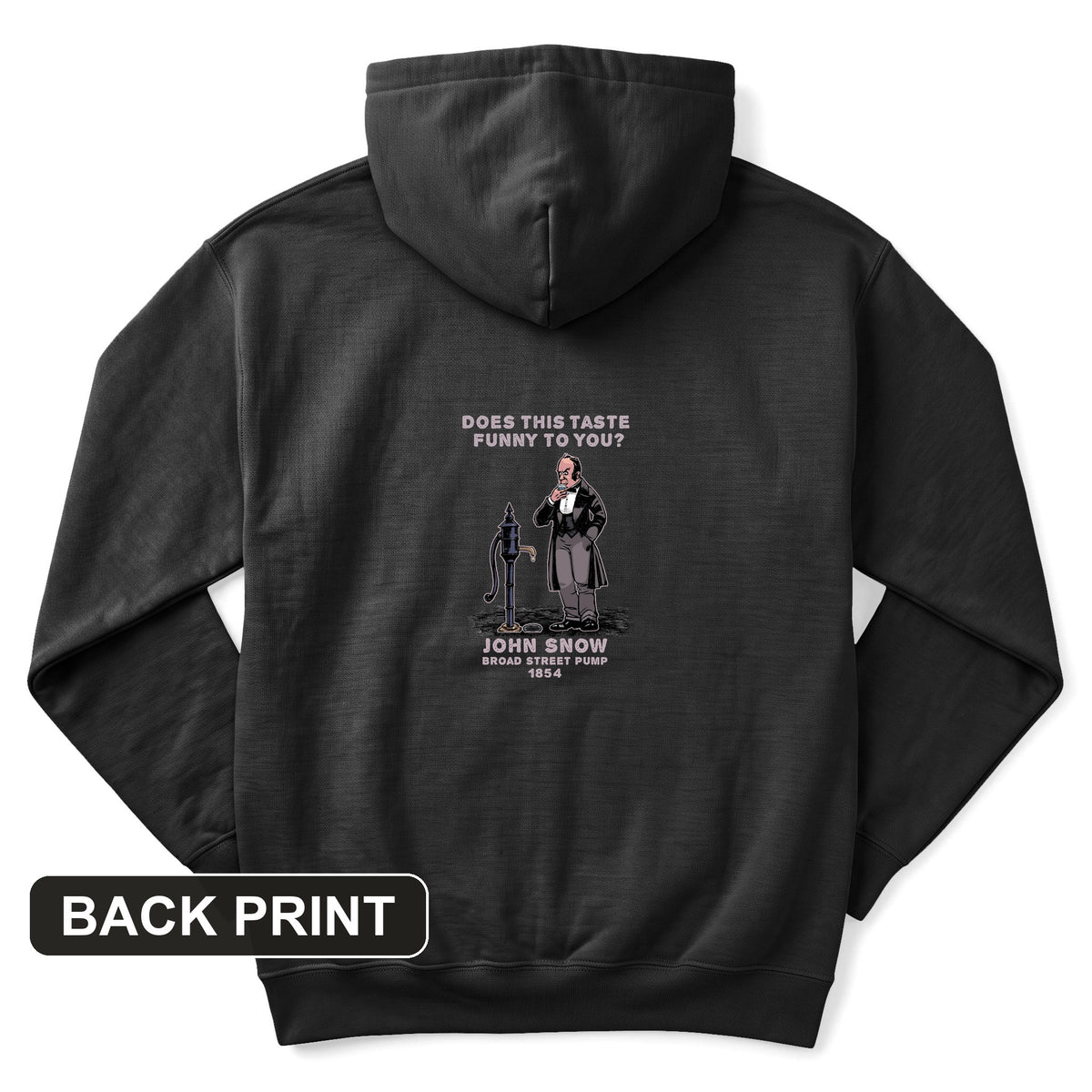 Cholera Fountain Back Print Hoodie