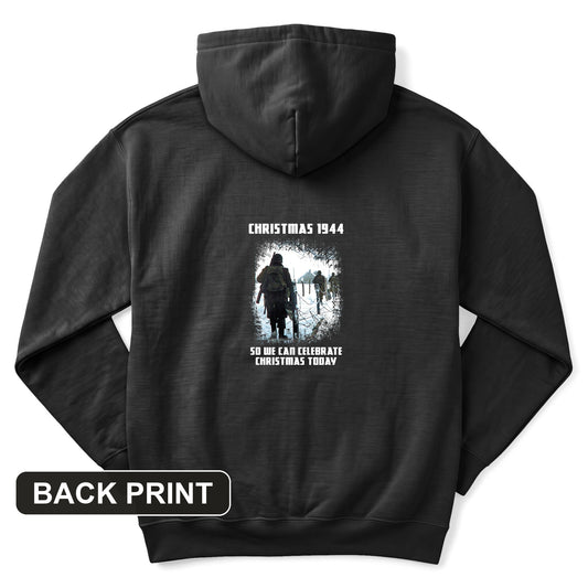 Christmas 1944 Back Print Hoodie