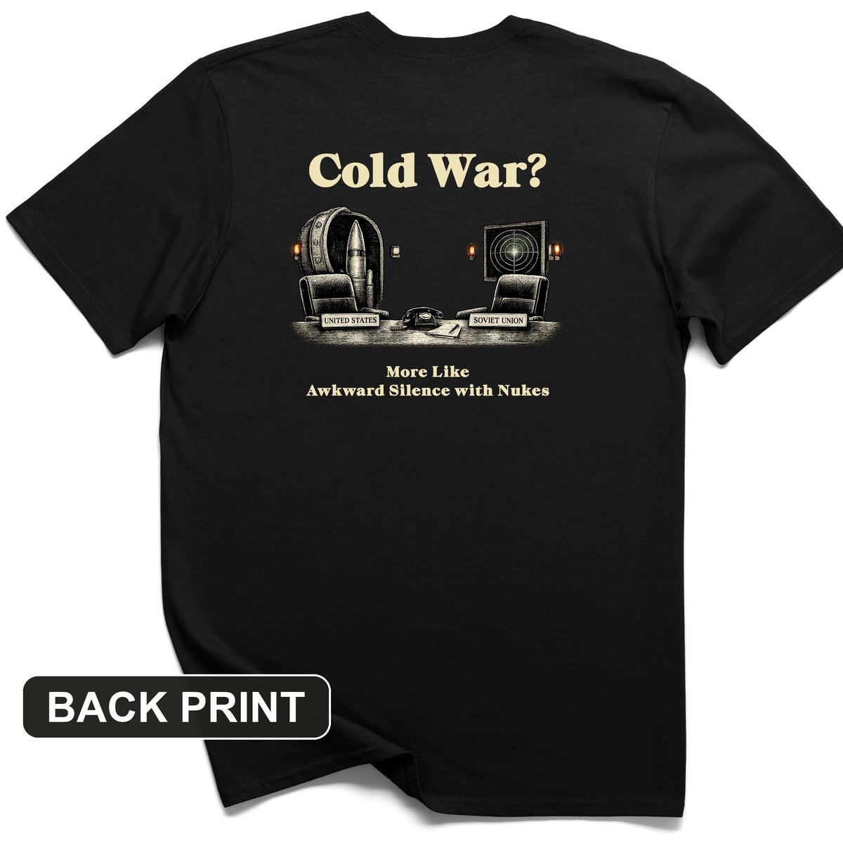 Cold War Back Print T-Shirt
